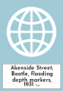 Akenside Street, Bootle, flooding depth markers, 1931 - Sefton Council Library & Local Studies